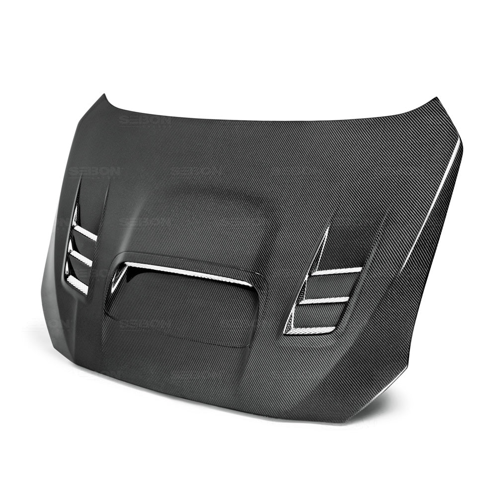 Seibon Carbon Fiber CW Style Hood - 2015-2024 Subaru WRX/STI